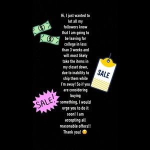 EVERYTHING MUST GO!!